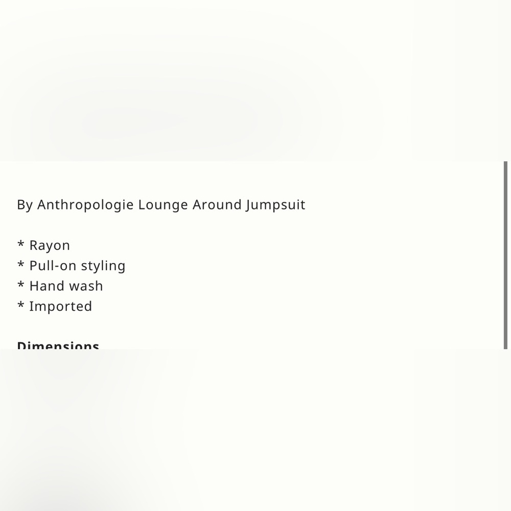 NWT Anthropologie Lounge Around Jumpsuit SZ S - Picture 9 of 10